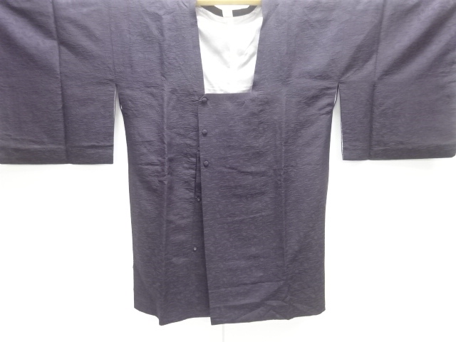 JAPANESE KIMONO / MICHIYUKI COAT / WOVEN FLOWER & PLANT 